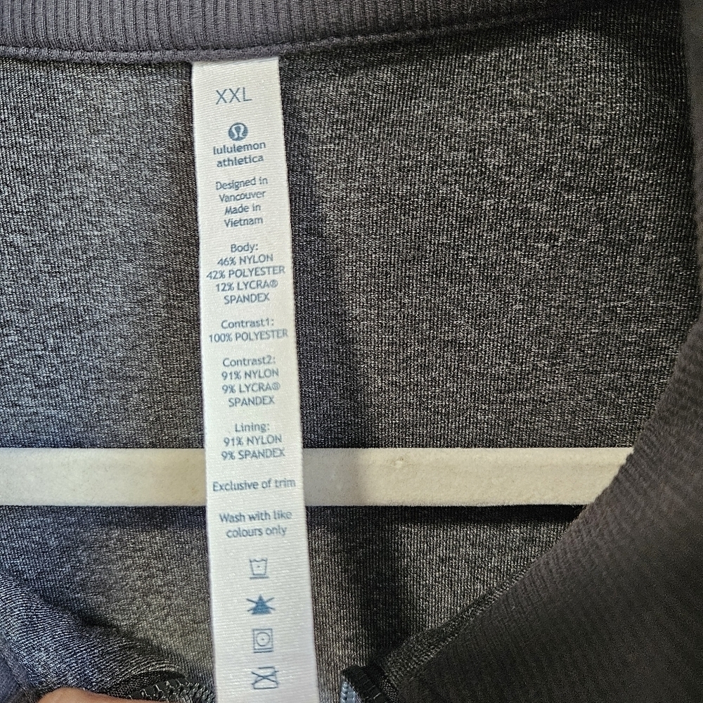 Lululemon Athletica Mens Tactic Jacket Size XXL Color Gray - Picture 5 of 9